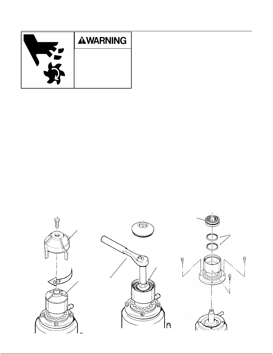 Removal and replacement: bearing and breaker, Nse650 | Scotsman NSE650 User Manual | Page 23 / 32