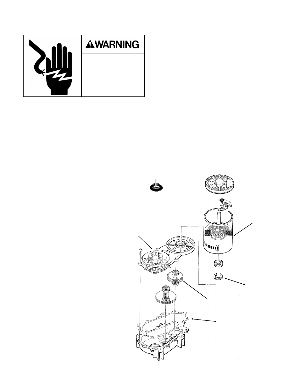 Removal and replacement: gearmotor, Nse650 | Scotsman NSE650 User Manual | Page 28 / 32