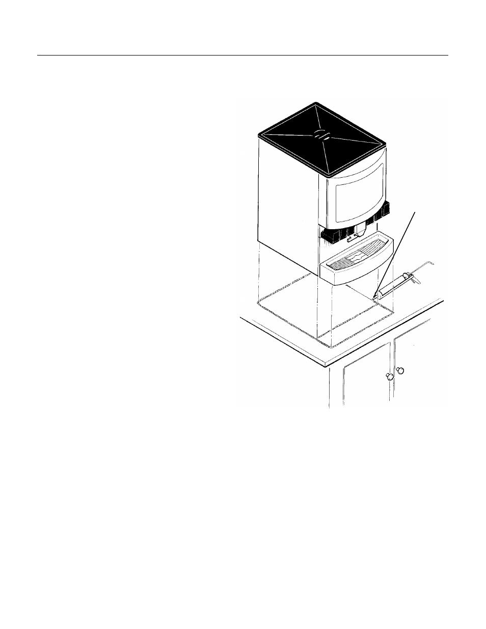 For the installer: sealing of cabinet | Scotsman RS160 User Manual | Page 5 / 24