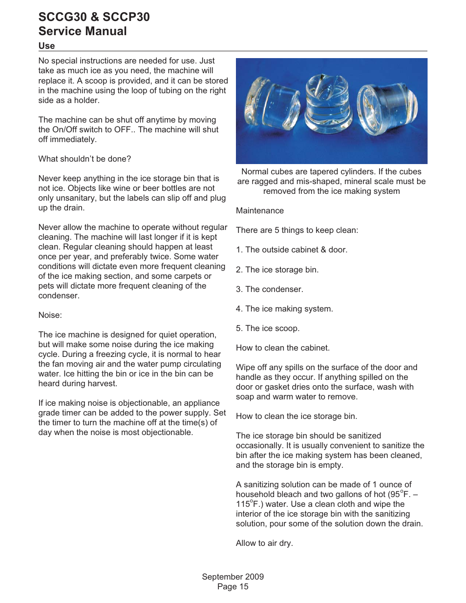 Sccg30 & sccp30 service manual | Scotsman SCCG30 User Manual | Page 16 / 30