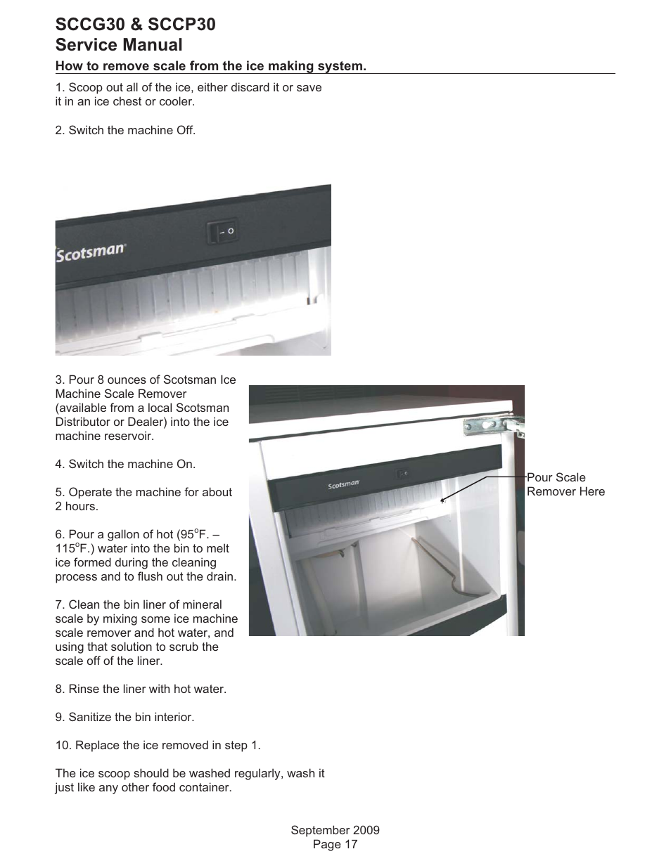 Sccg30 & sccp30 service manual | Scotsman SCCG30 User Manual | Page 18 / 30