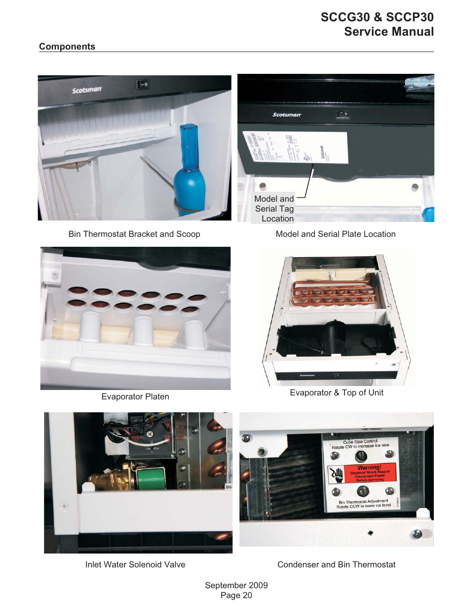 Sccg30 & sccp30 service manual | Scotsman SCCG30 User Manual | Page 21 / 30