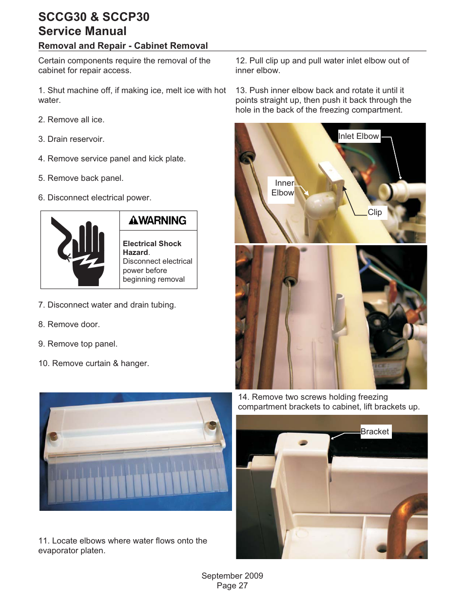 Sccg30 & sccp30 service manual | Scotsman SCCG30 User Manual | Page 28 / 30