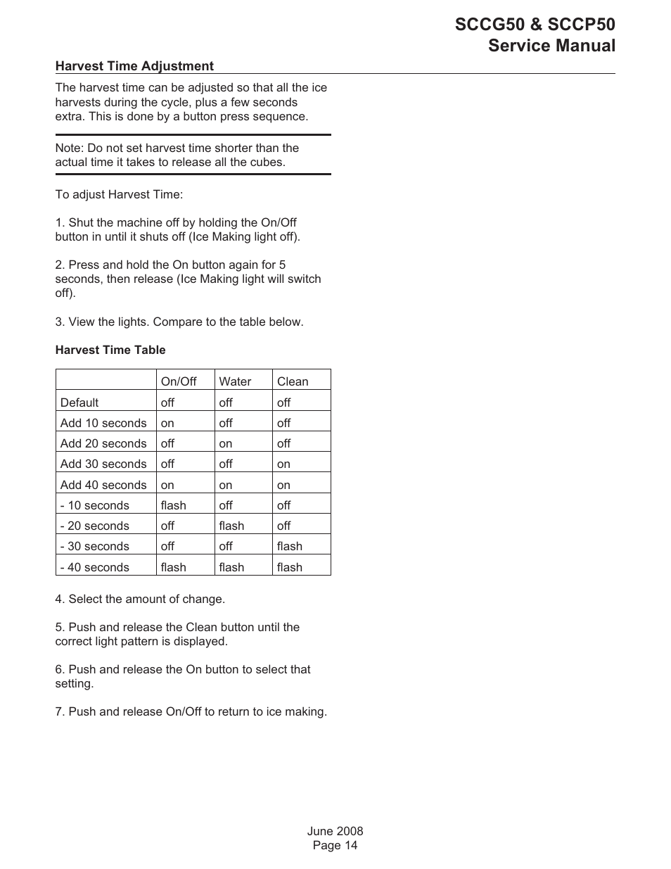 Sccg50 & sccp50 service manual | Scotsman SCCG50 User Manual | Page 15 / 33