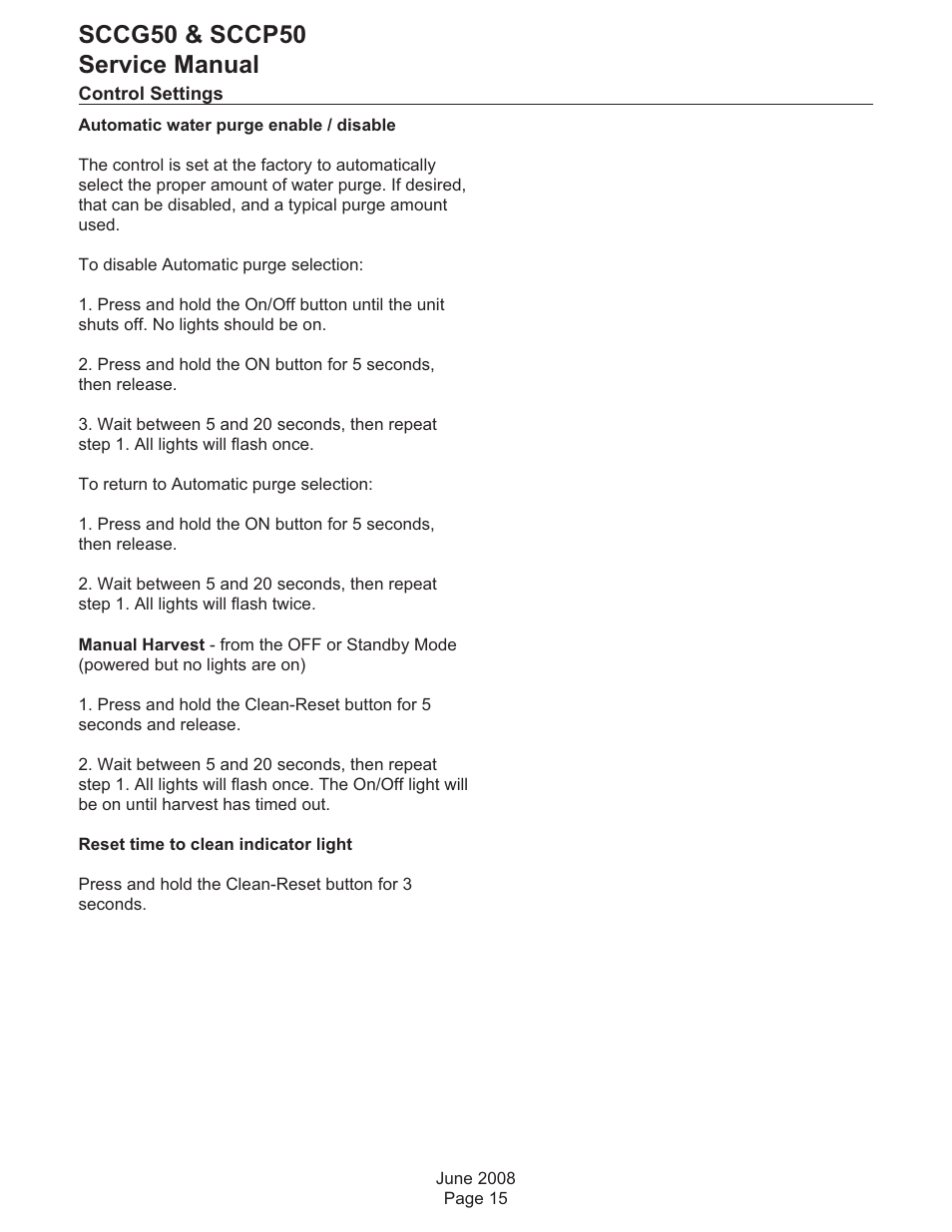 Sccg50 & sccp50 service manual | Scotsman SCCG50 User Manual | Page 16 / 33