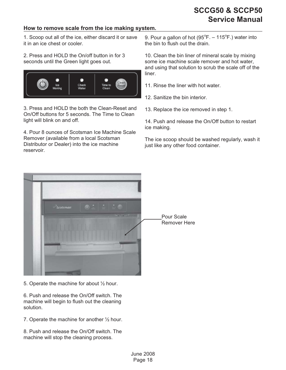 Sccg50 & sccp50 service manual | Scotsman SCCG50 User Manual | Page 19 / 33