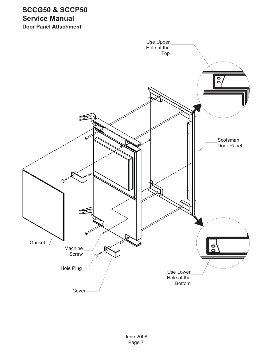Sccg50 & sccp50 service manual | Scotsman SCCG50 User Manual | Page 7 / 33