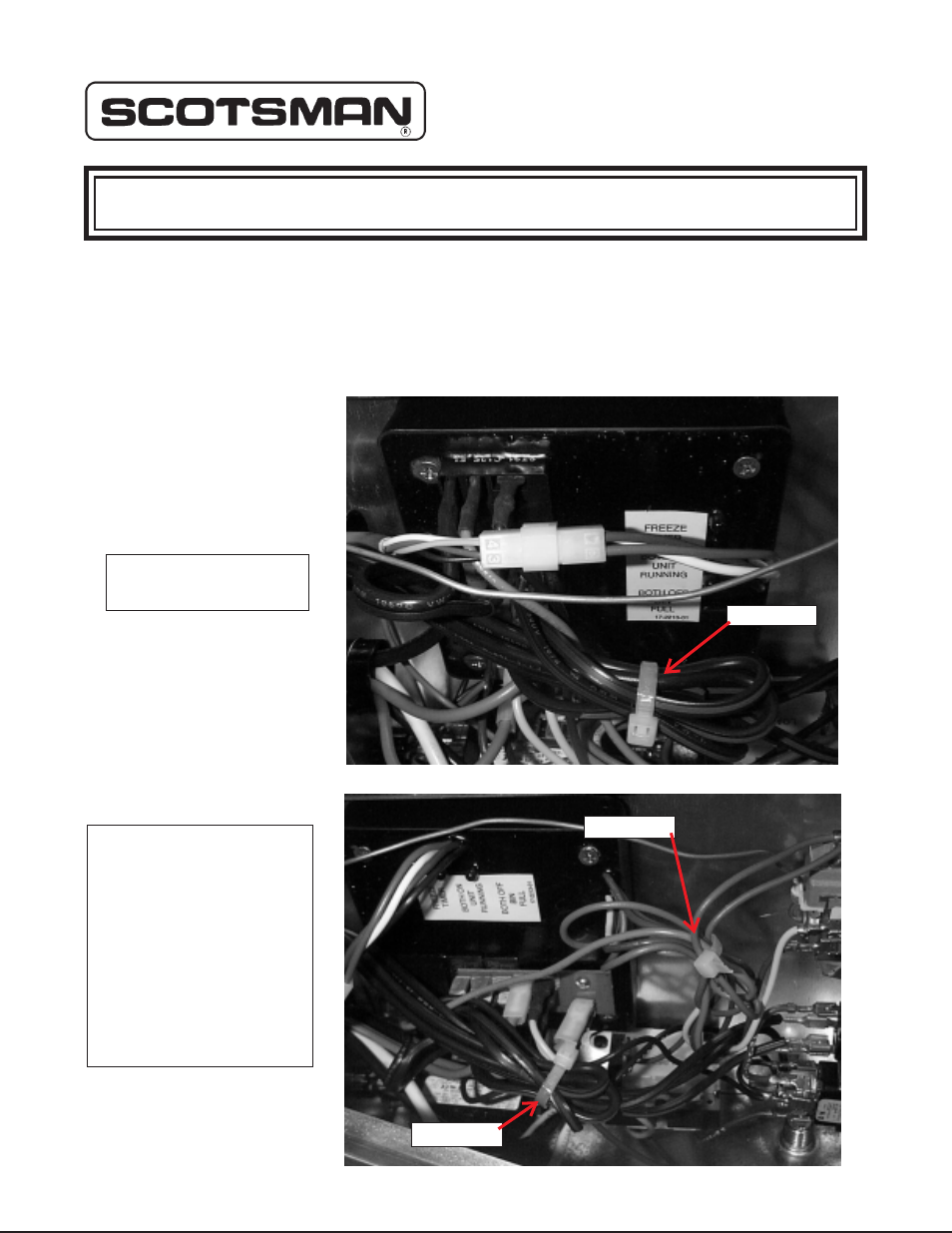 Service bulletin | Scotsman SCE170 User Manual | Page 32 / 32