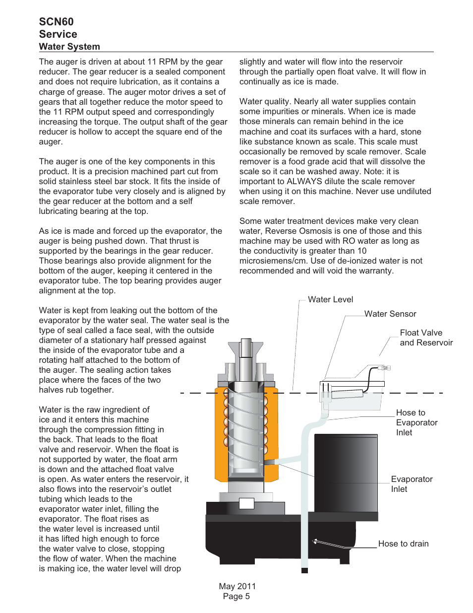 Scn60 service | Scotsman SCN60 User Manual | Page 22 / 38