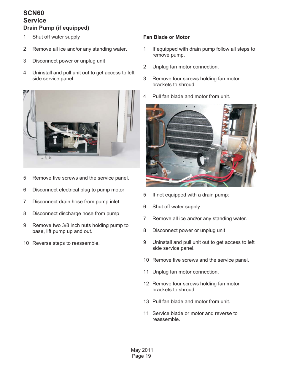 Scn60 service | Scotsman SCN60 User Manual | Page 36 / 38