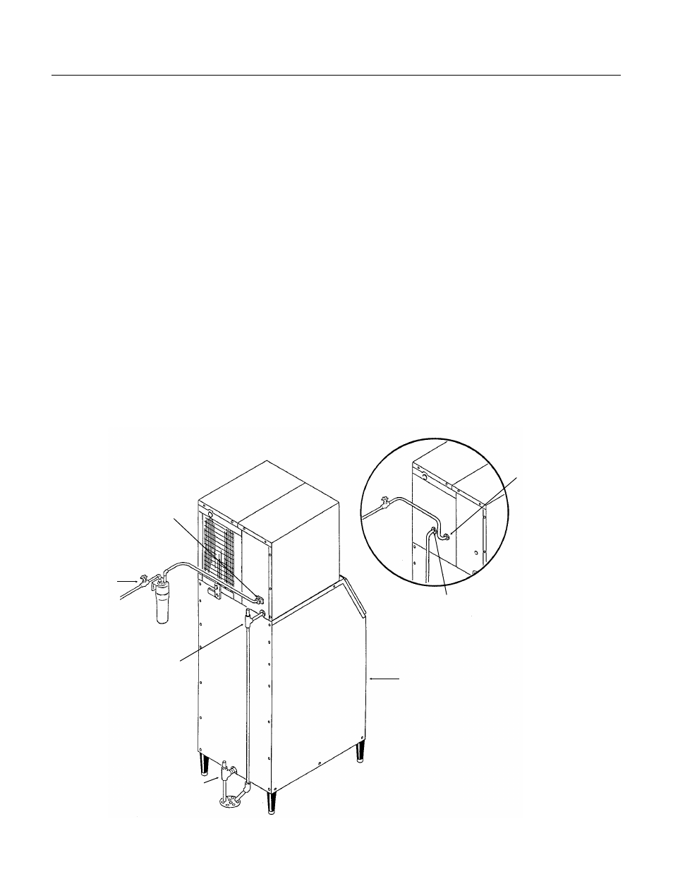 Plumbing, Slc300, Installation | For the plumber | Scotsman SLC300 User Manual | Page 8 / 24