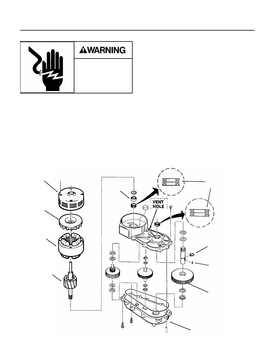 Tde470, Gear reducer removal | Scotsman TDE470 User Manual | Page 29 / 30