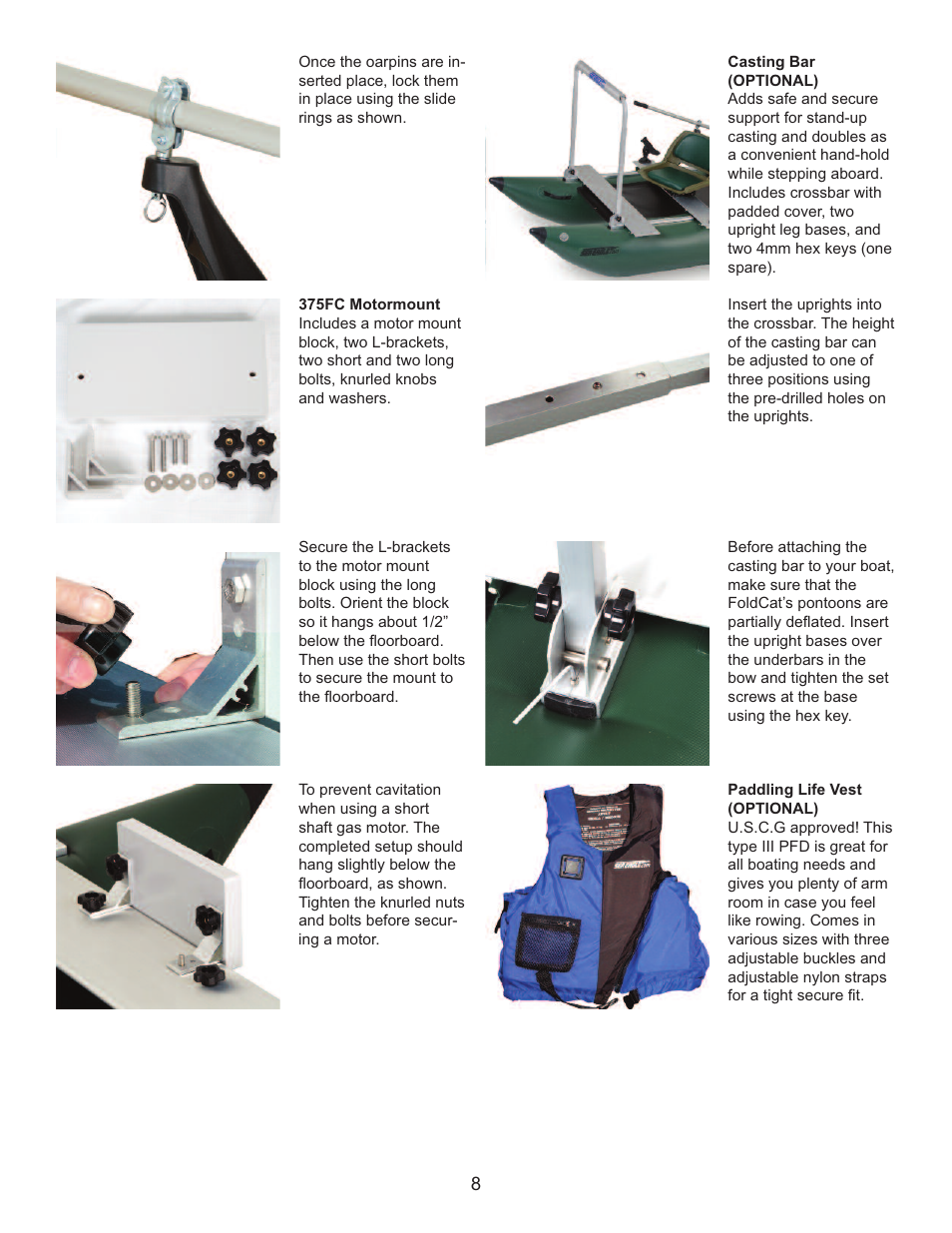 Sea Eagle FoldCat (375FC) User Manual | Page 9 / 13