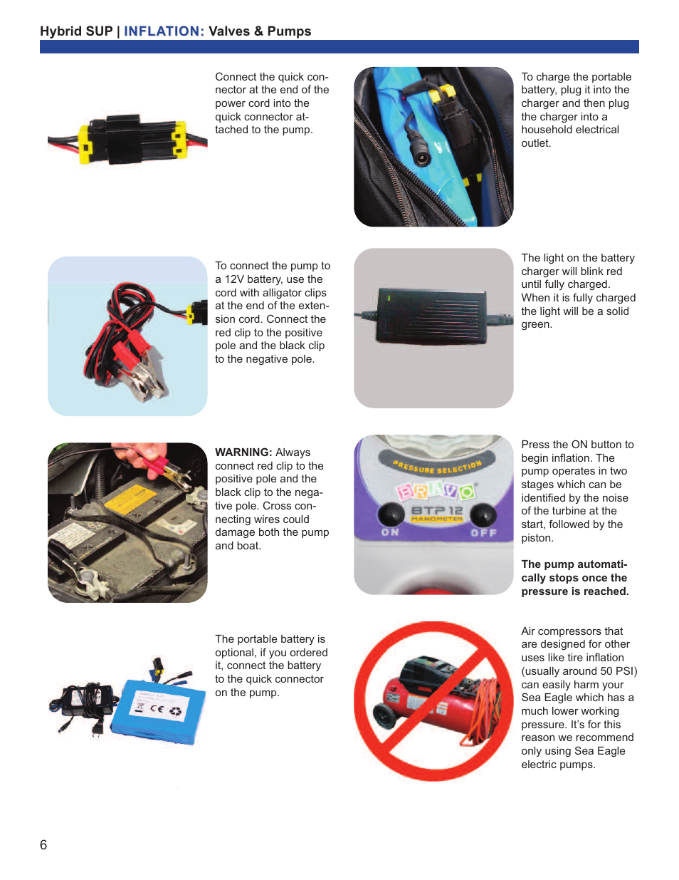 Sea Eagle Hybrid SUP (HB96) User Manual | Page 7 / 13
