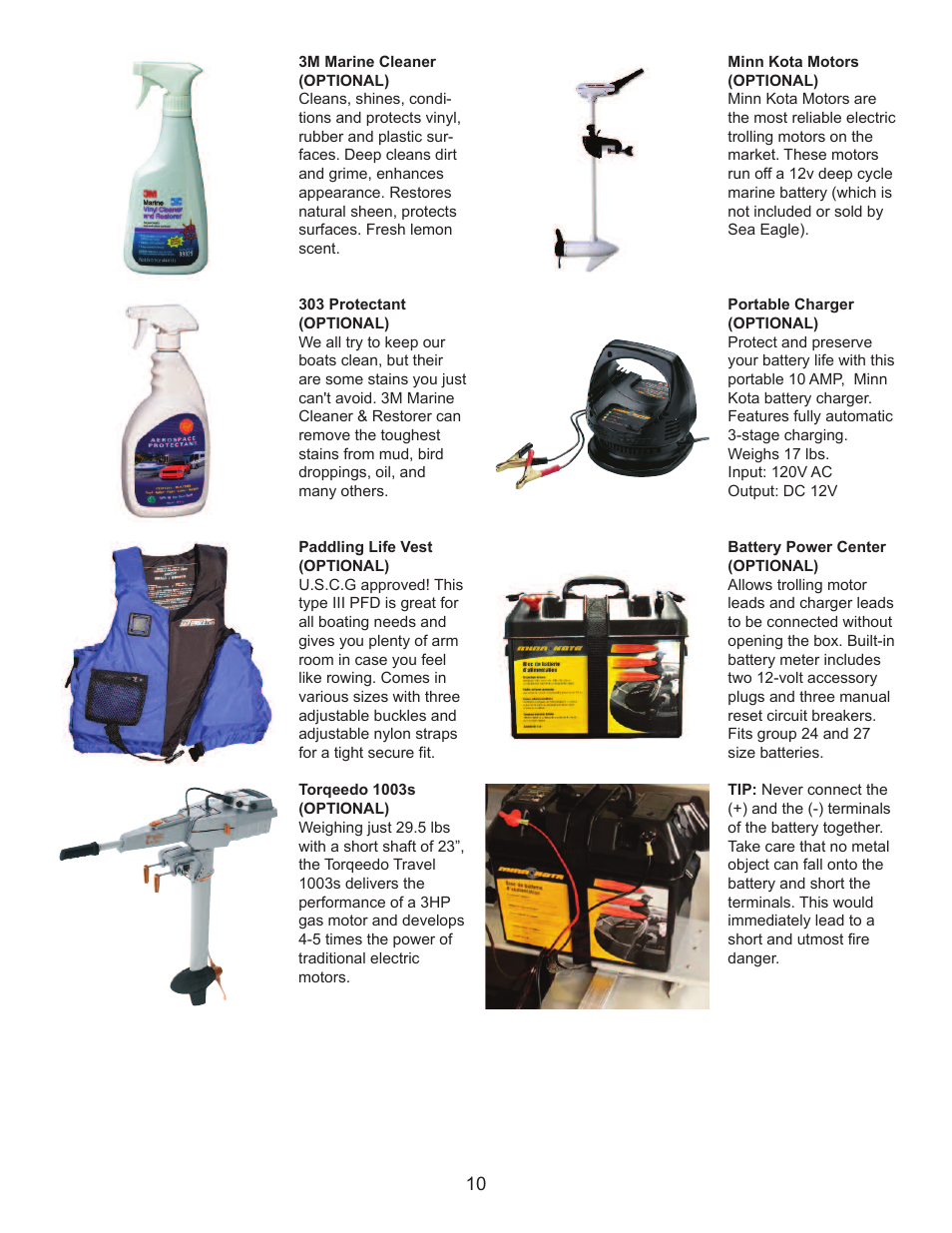 Sea Eagle Classic Motormount SE-8 and 9 (SE 8, Classic SE 9) User Manual | Page 11 / 14