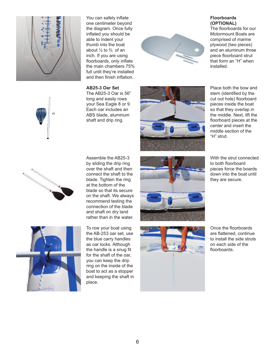 Sea Eagle Classic Motormount SE-8 and 9 (SE 8, Classic SE 9) User Manual | Page 7 / 14