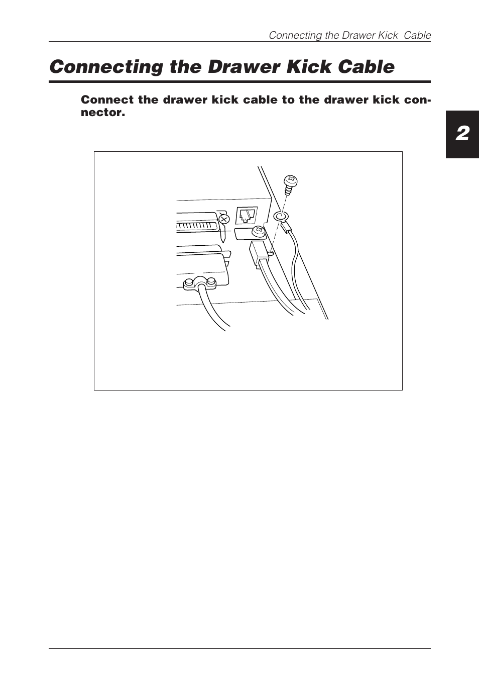 Connecting the drawer kick cable | CBM America CBM-262 User Manual | Page 18 / 130