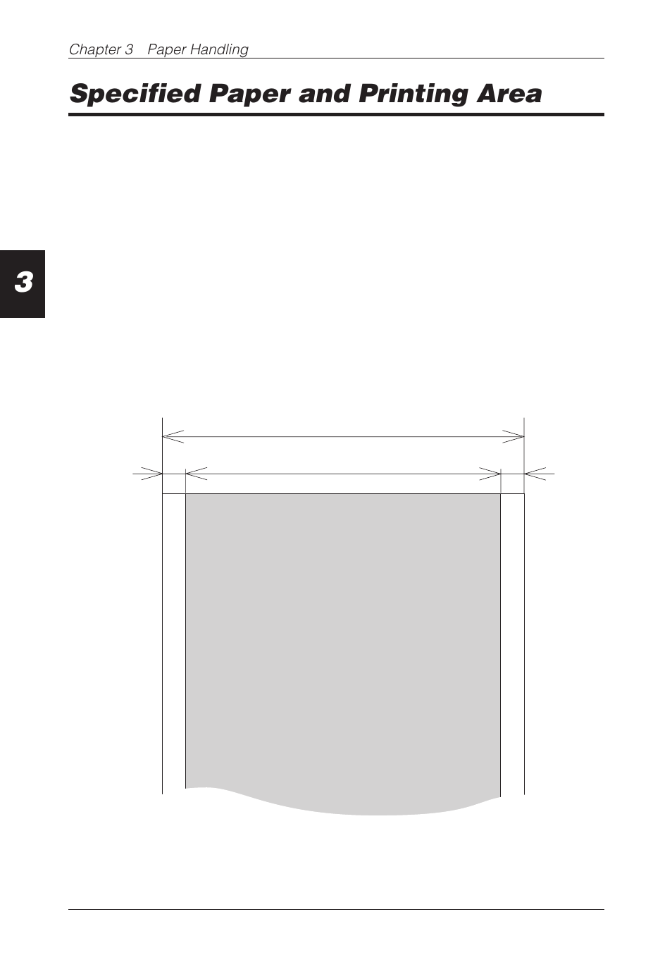 Specified paper and printing area, Specified paper, Printing area | CBM America CBM-262 User Manual | Page 29 / 130