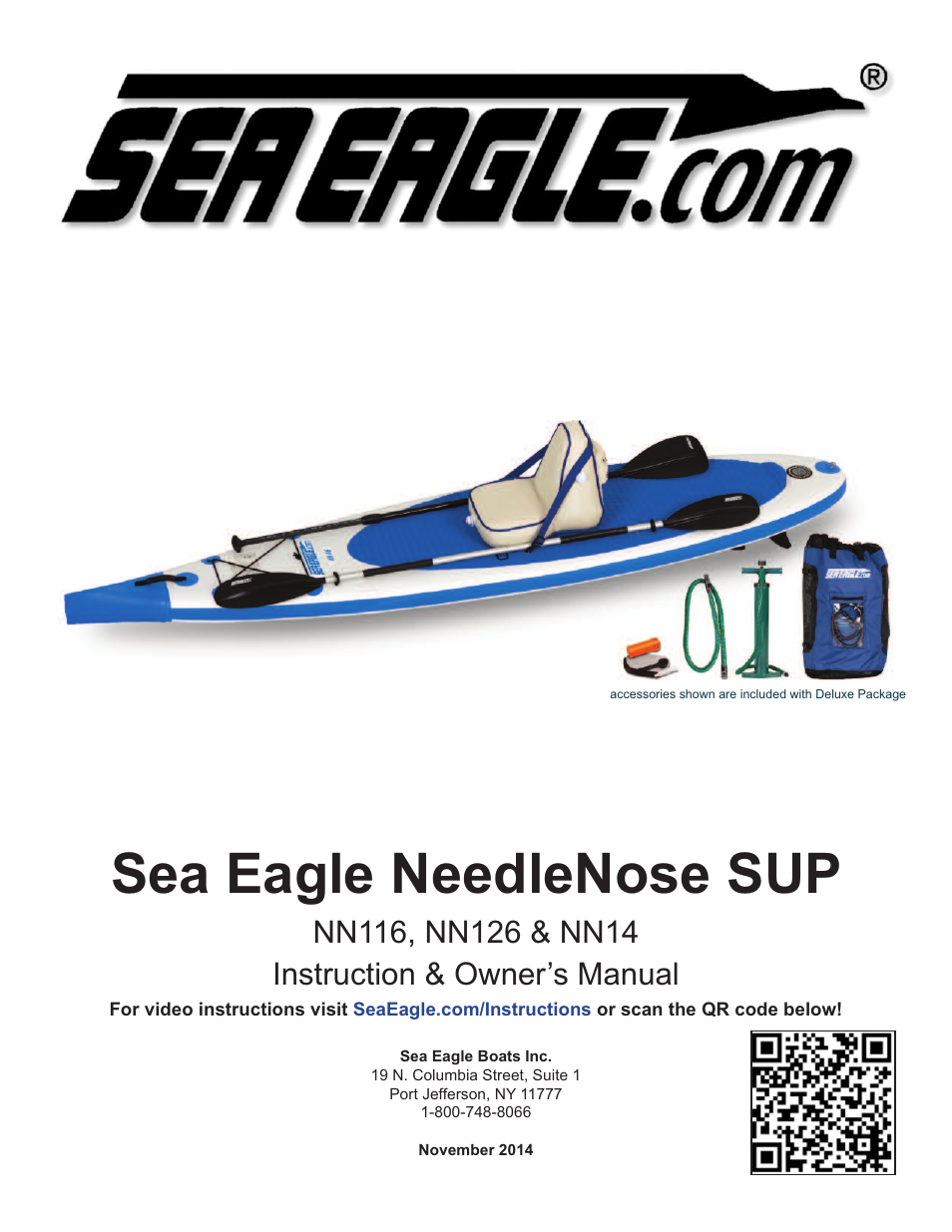 Sea Eagle NeedleNose SUP (NN116, NN126, NN14) User Manual | 13 pages