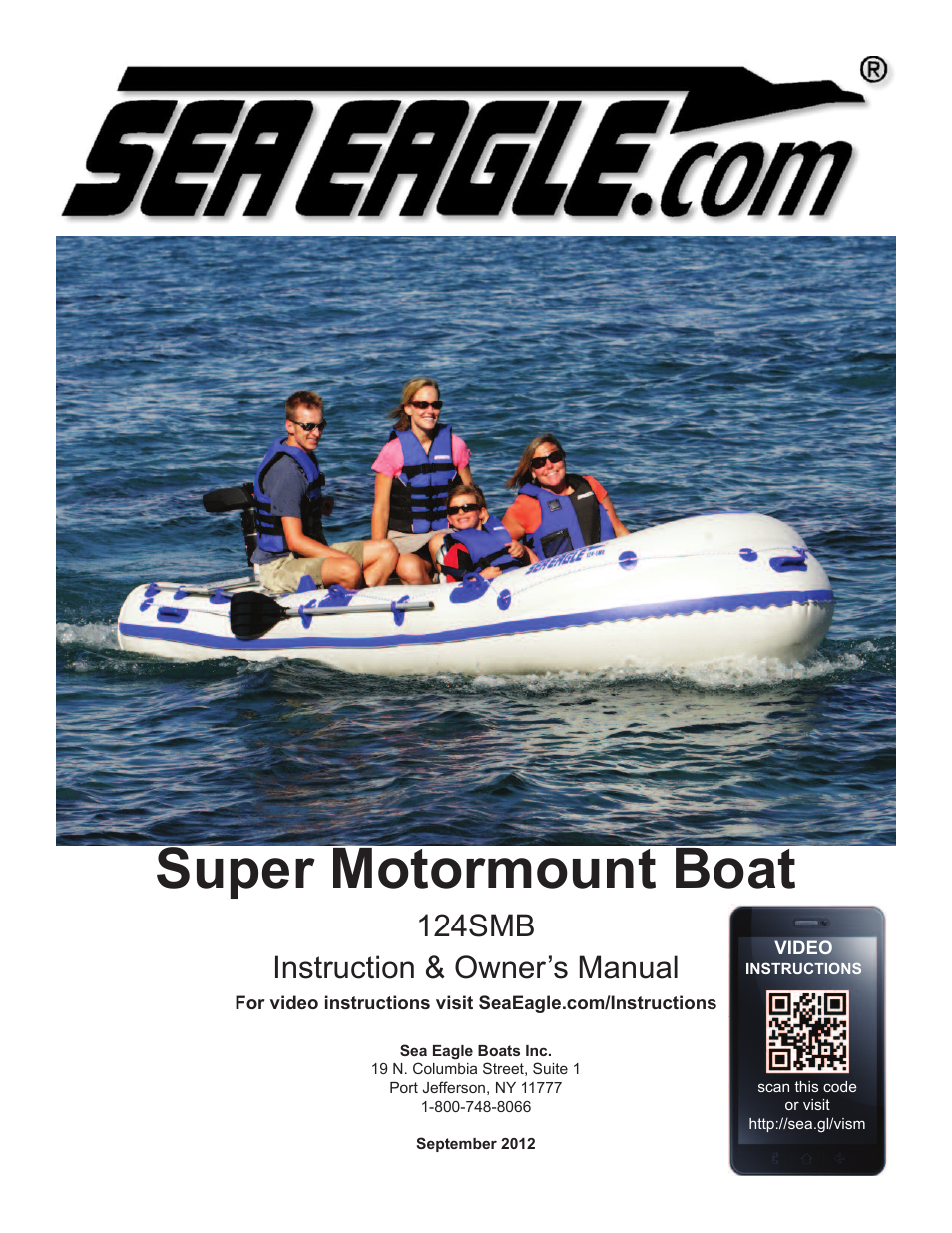 Sea Eagle 124 smb Super Motormount Boat (124SMB) User Manual | 13 pages