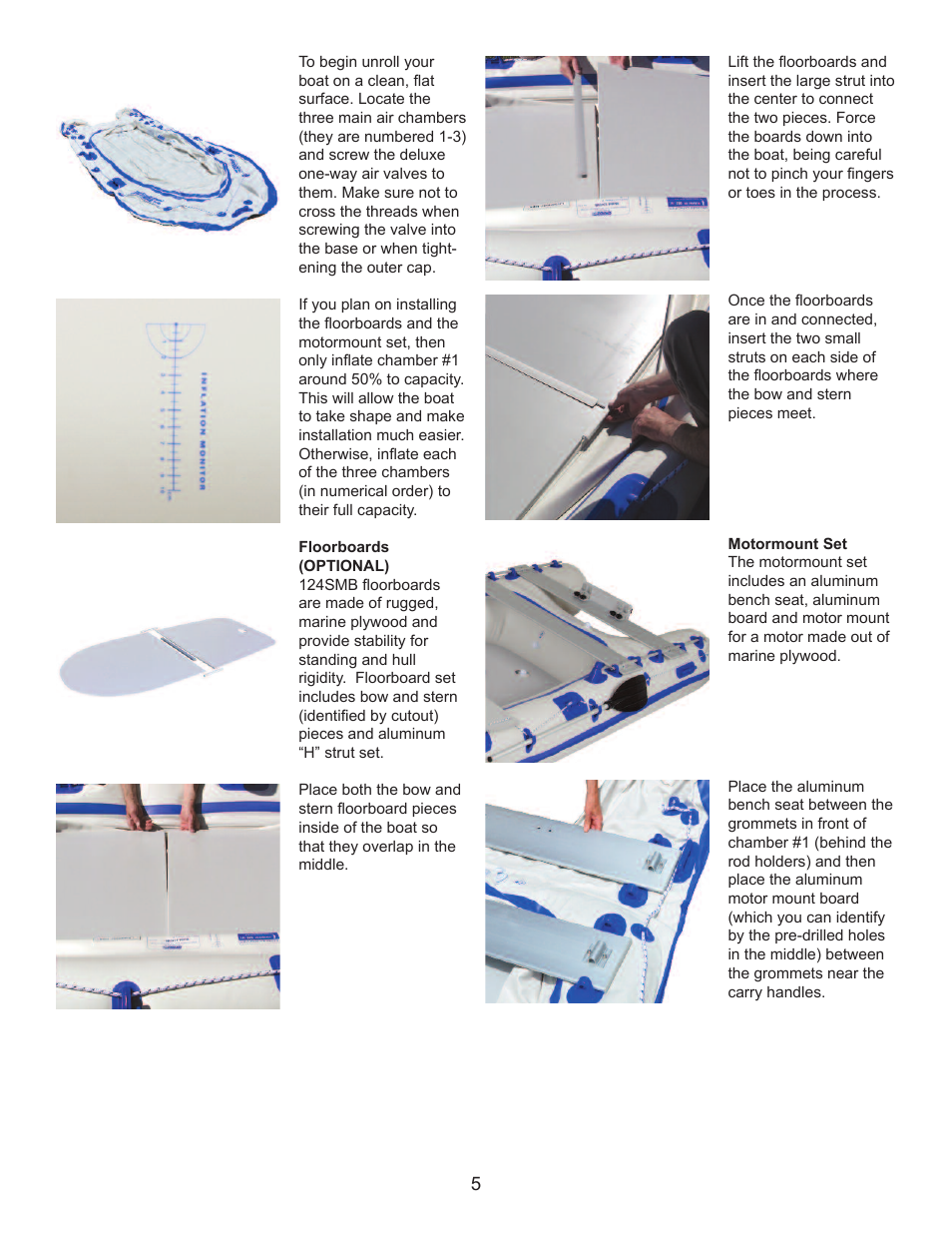 Sea Eagle 124 smb Super Motormount Boat (124SMB) User Manual | Page 6 / 13