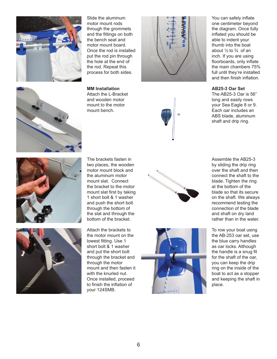 Sea Eagle 124 smb Super Motormount Boat (124SMB) User Manual | Page 7 / 13