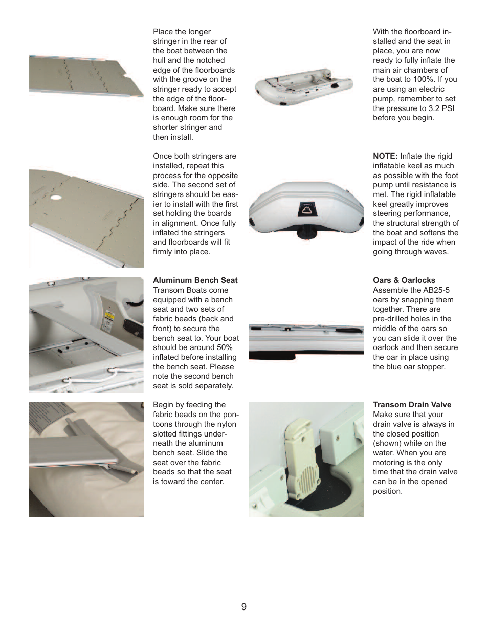 Sea Eagle Transom Sport Boats & 8.10yt Yacht Tender (10.6SRY, 10.6SR, 12.6SR, 14SR) User Manual | Page 10 / 18