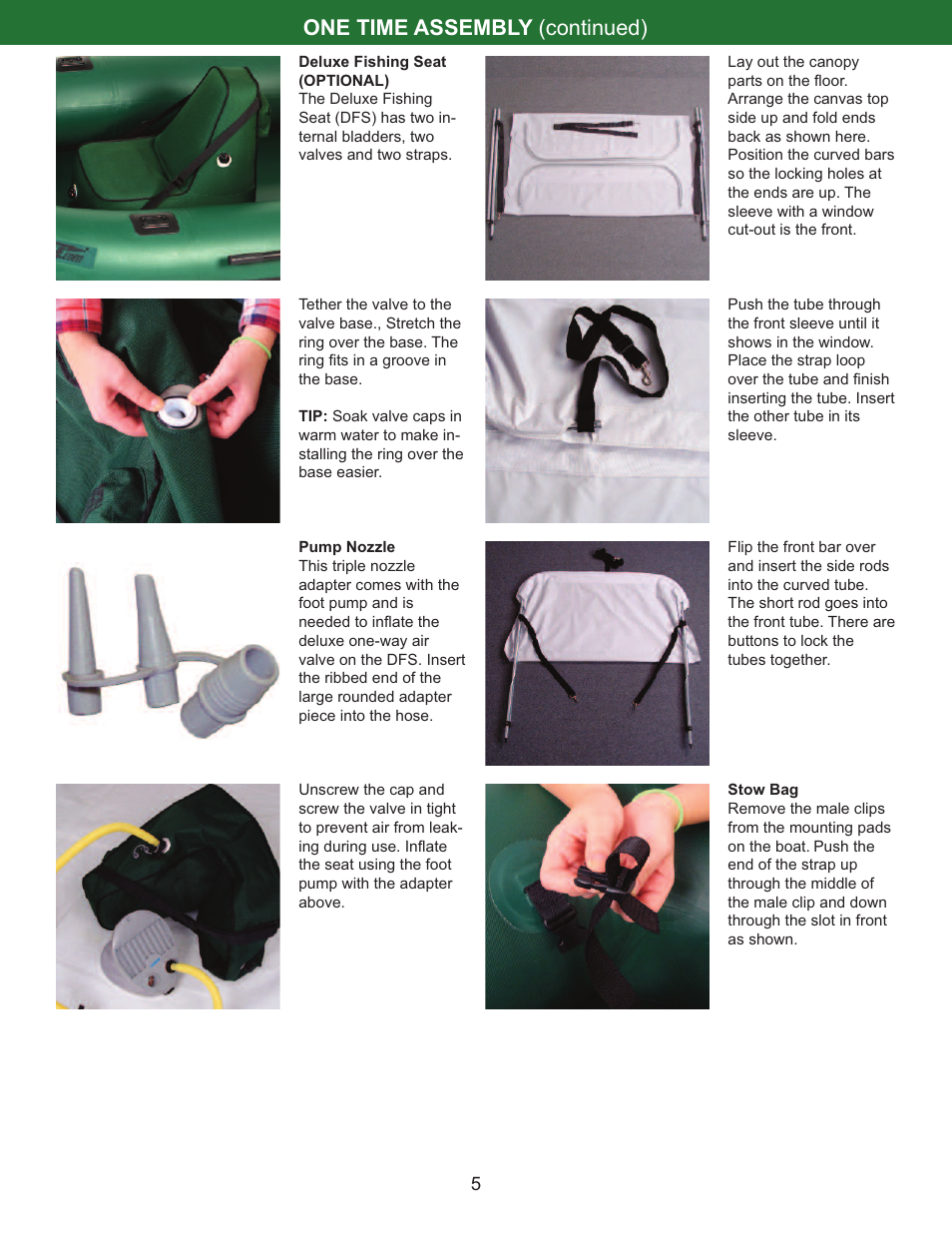 One time assembly (continued) | Sea Eagle Stealth Stalker 10 (STS10) User Manual | Page 6 / 14