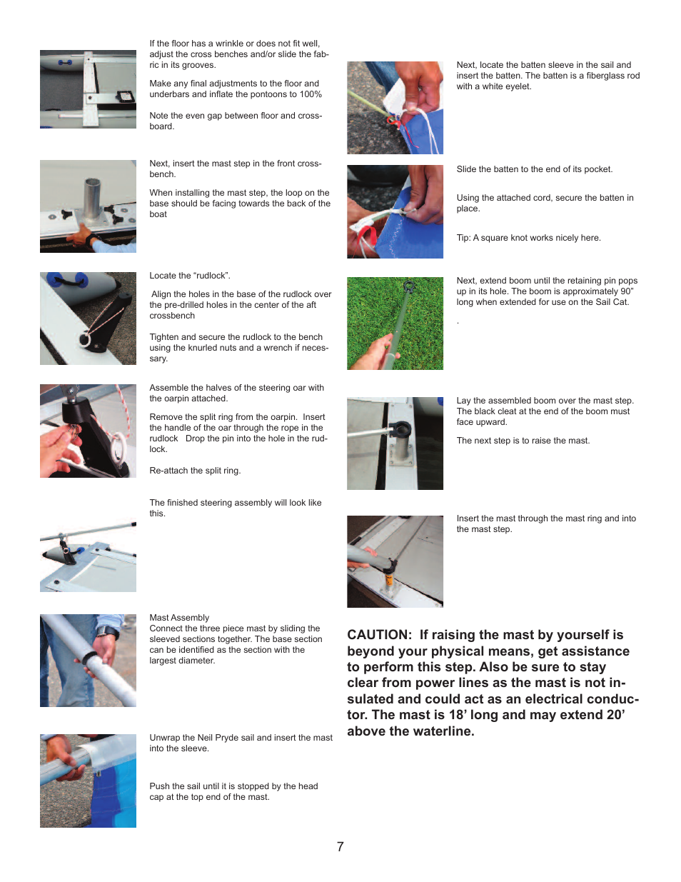 Sea Eagle Sailcat 14 (2013 and earlier) User Manual | Page 8 / 12