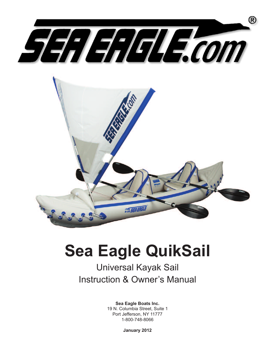 Sea Eagle QuikSail User Manual | 4 pages