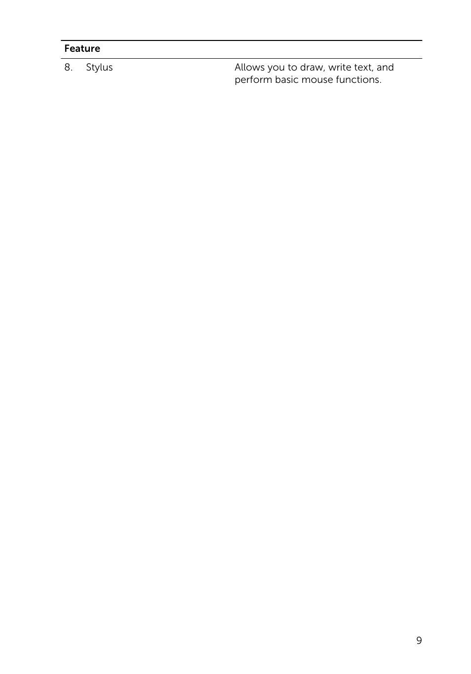 Dell Venue 10 Pro 5056 User Manual | Page 9 / 39