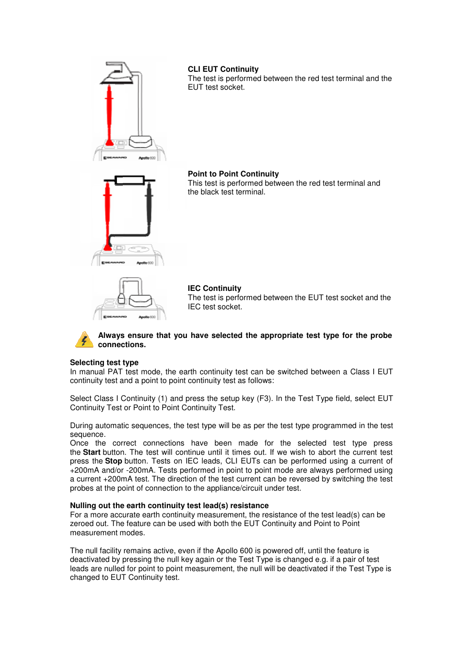 Seaward Apollo 600 User Manual | Page 16 / 32