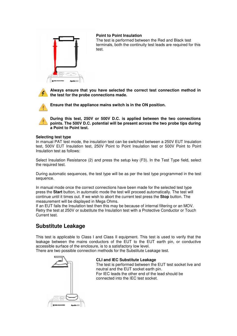 Seaward Apollo 600 User Manual | Page 18 / 32
