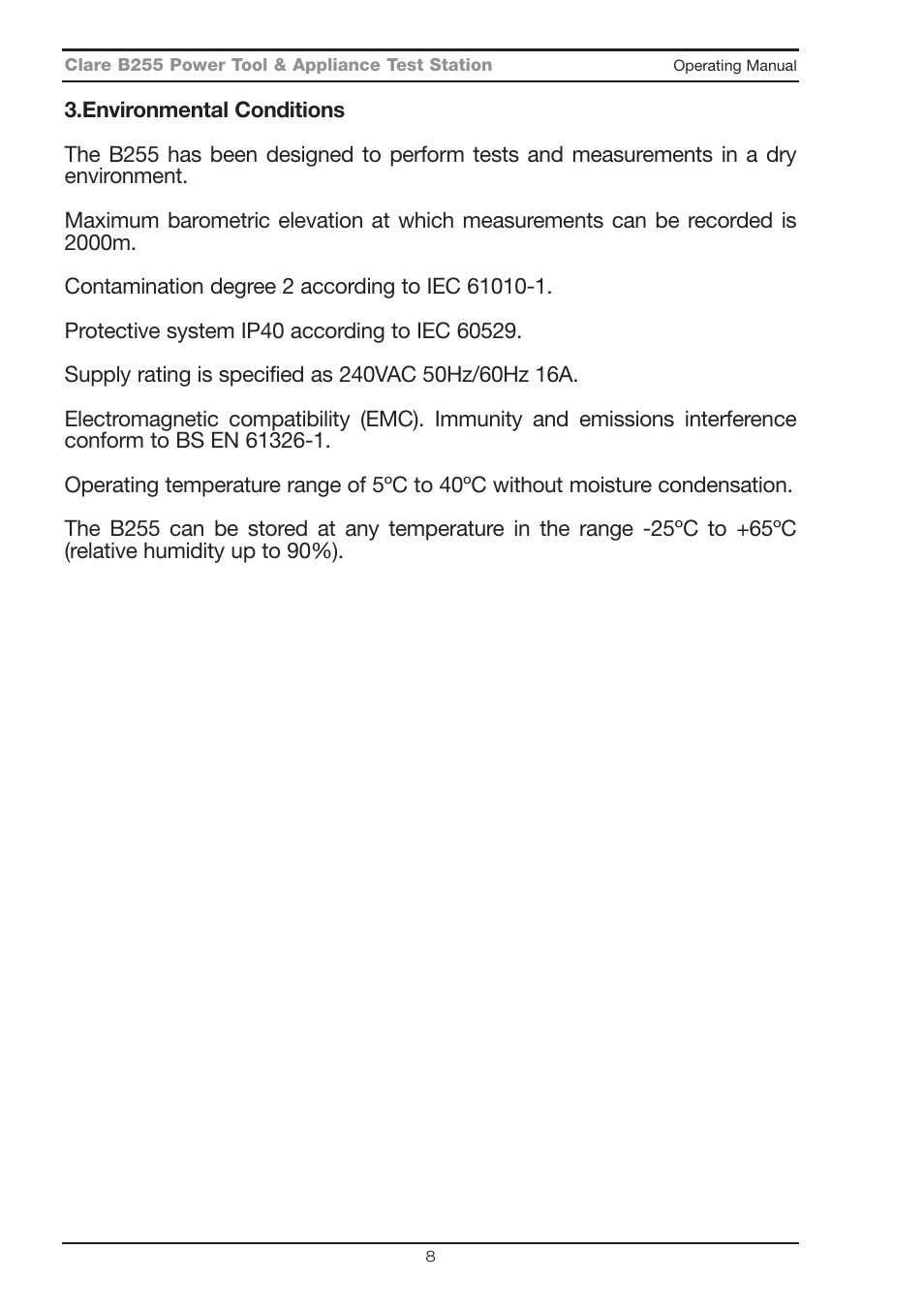 Seaward B255 User Manual | Page 12 / 40