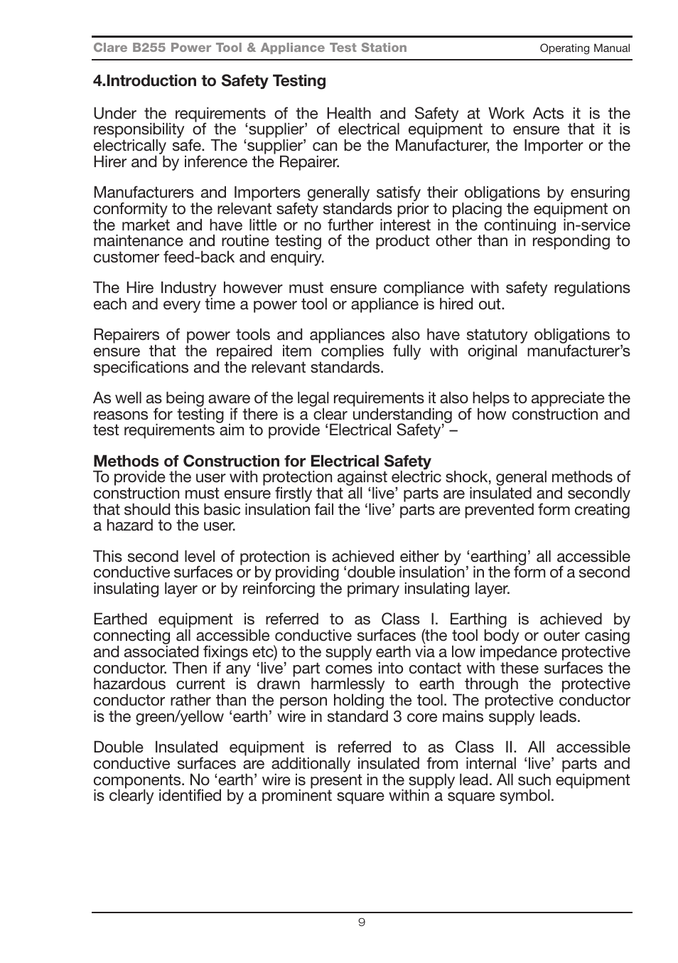 Seaward B255 User Manual | Page 13 / 40
