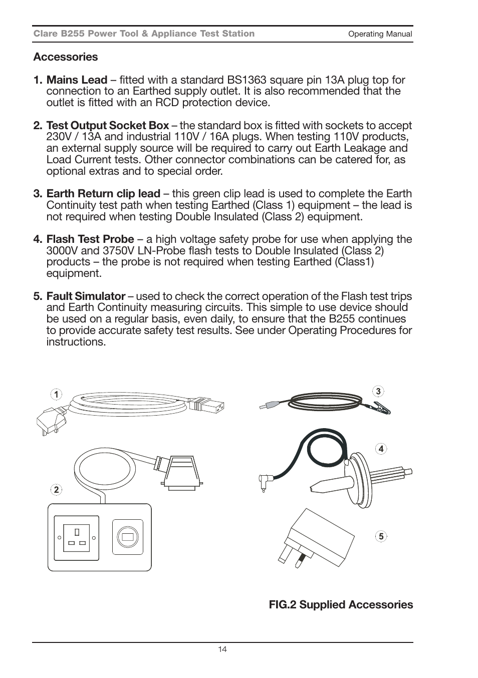 Seaward B255 User Manual | Page 18 / 40