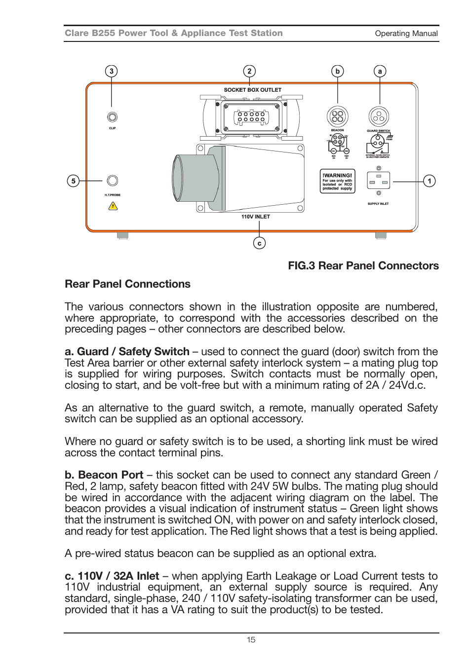 Seaward B255 User Manual | Page 19 / 40
