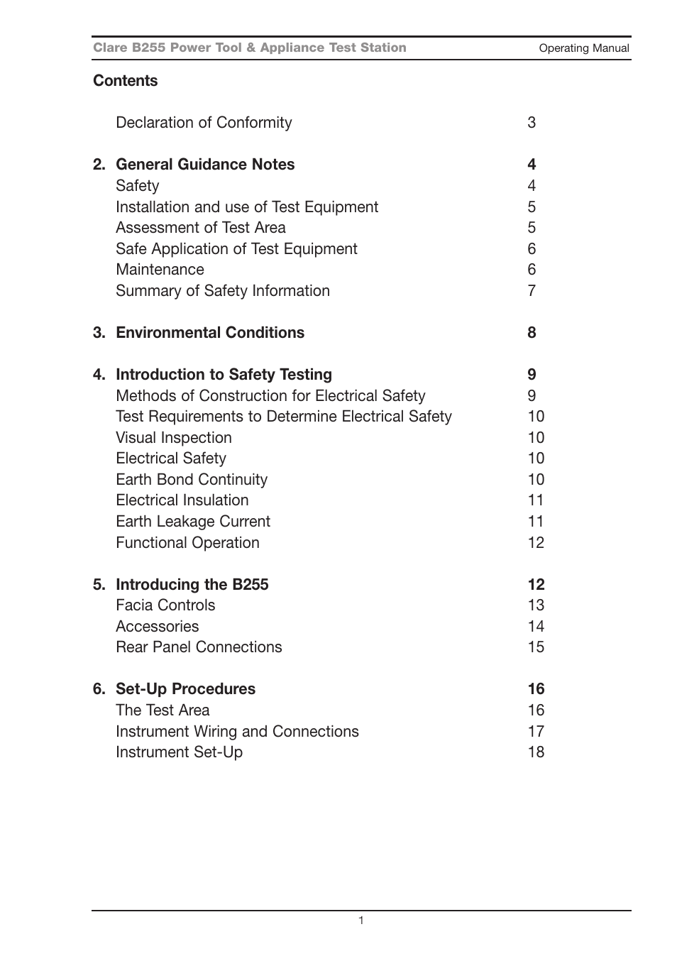 Seaward B255 User Manual | Page 5 / 40