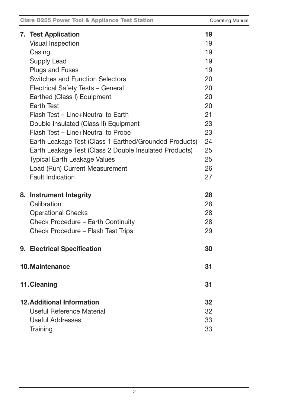 Seaward B255 User Manual | Page 6 / 40