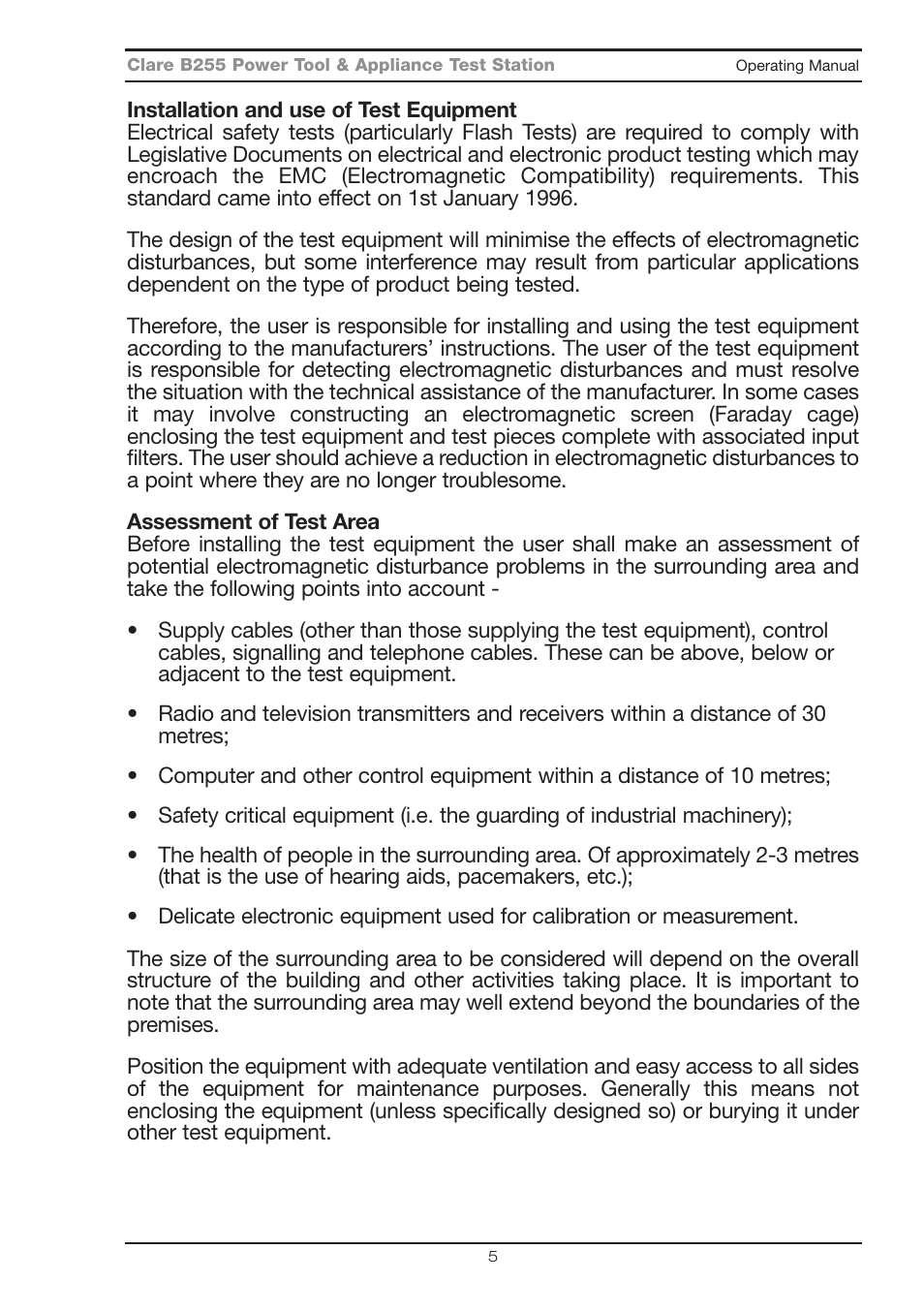 Seaward B255 User Manual | Page 9 / 40