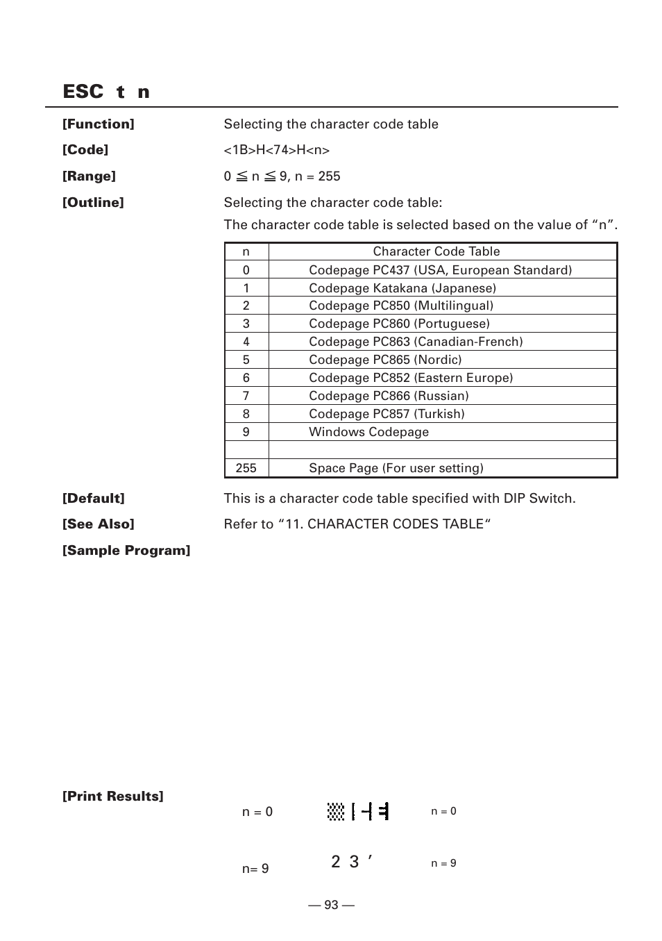 Esc t n, 2 3 ’ µ | CBM America iDP3240 User Manual | Page 112 / 230