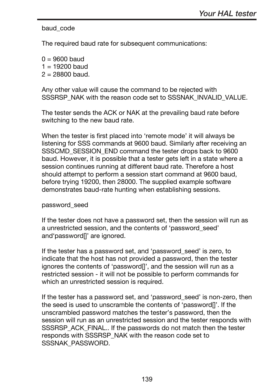 Your hal tester | Seaward ClareHAL User Manual | Page 140 / 164