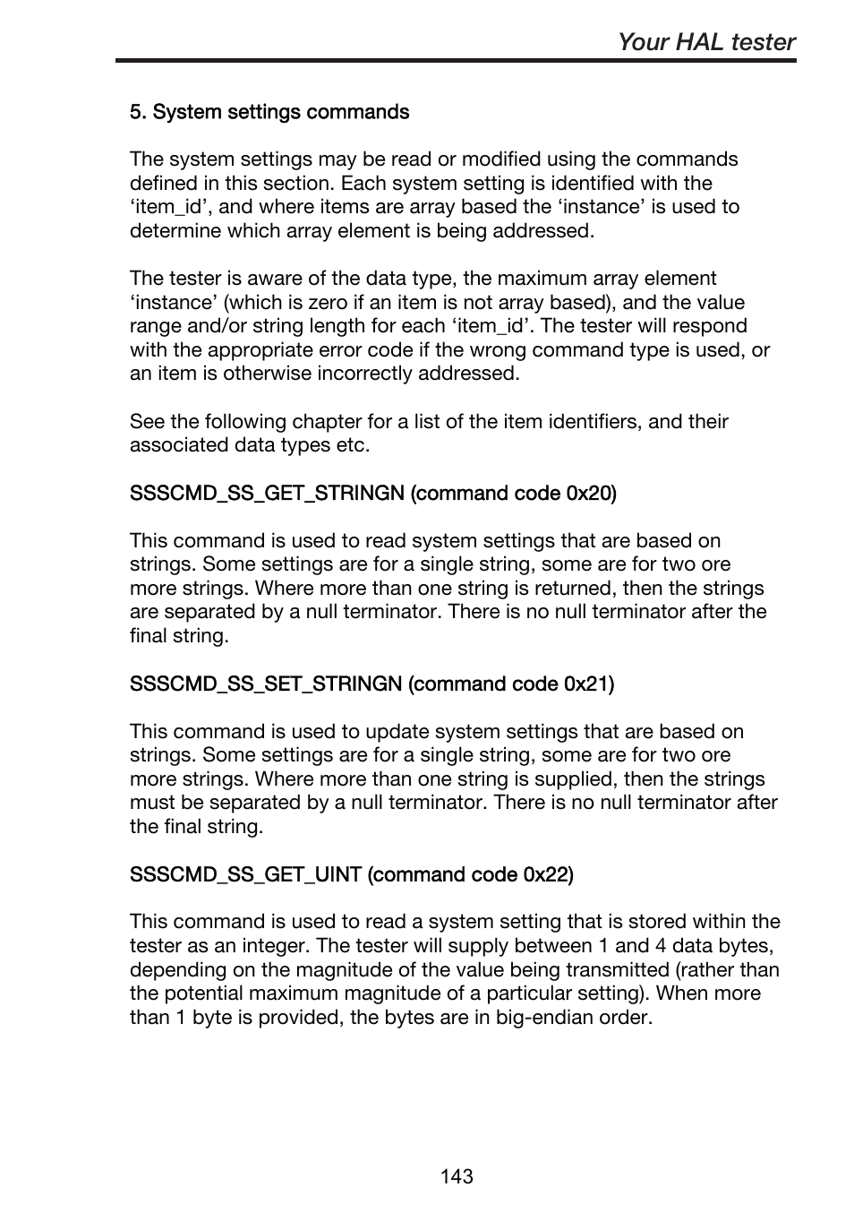 Your hal tester | Seaward ClareHAL User Manual | Page 144 / 164