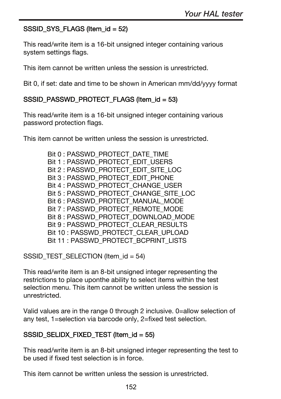 Your hal tester | Seaward ClareHAL User Manual | Page 153 / 164