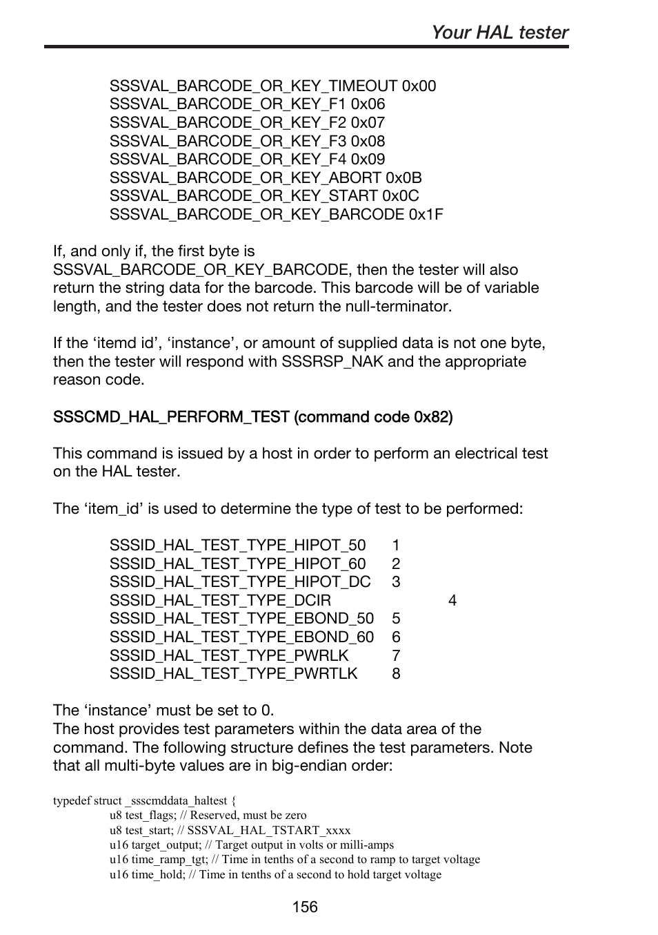 Your hal tester | Seaward ClareHAL User Manual | Page 157 / 164