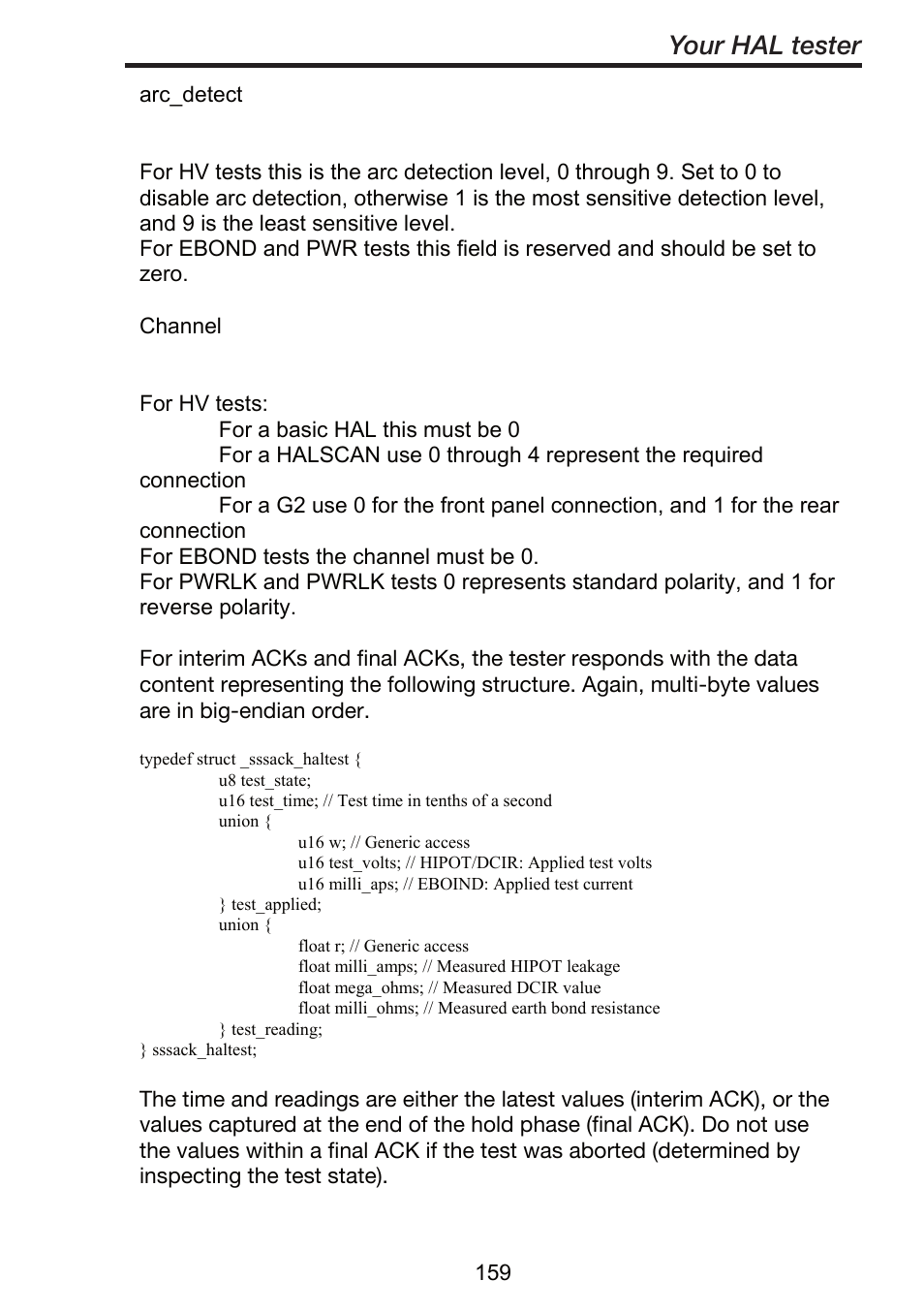 Your hal tester | Seaward ClareHAL User Manual | Page 160 / 164