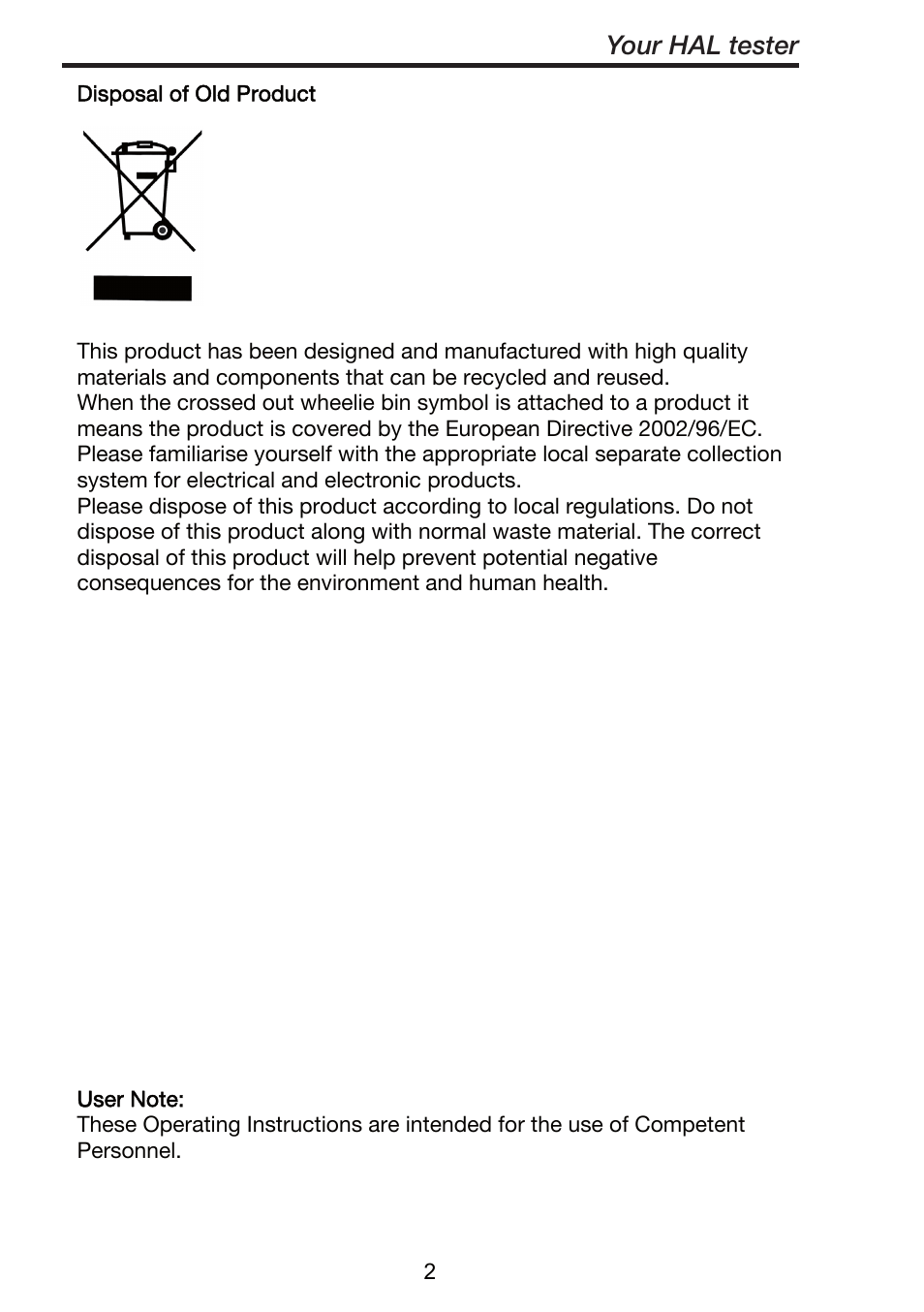 Seaward ClareHAL User Manual | Page 3 / 164