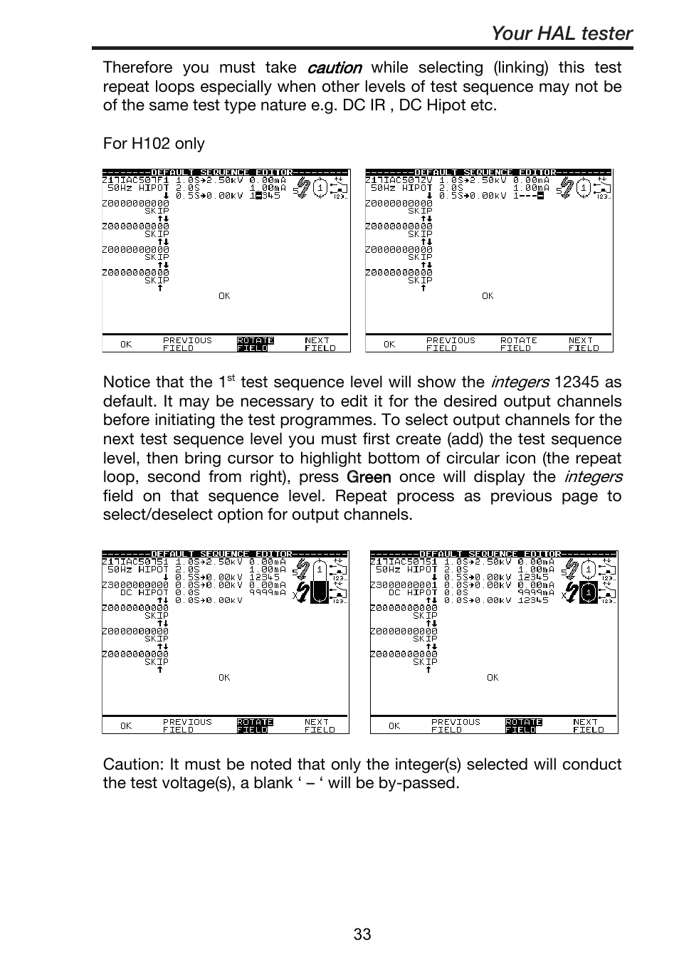 Your hal tester | Seaward ClareHAL User Manual | Page 34 / 164