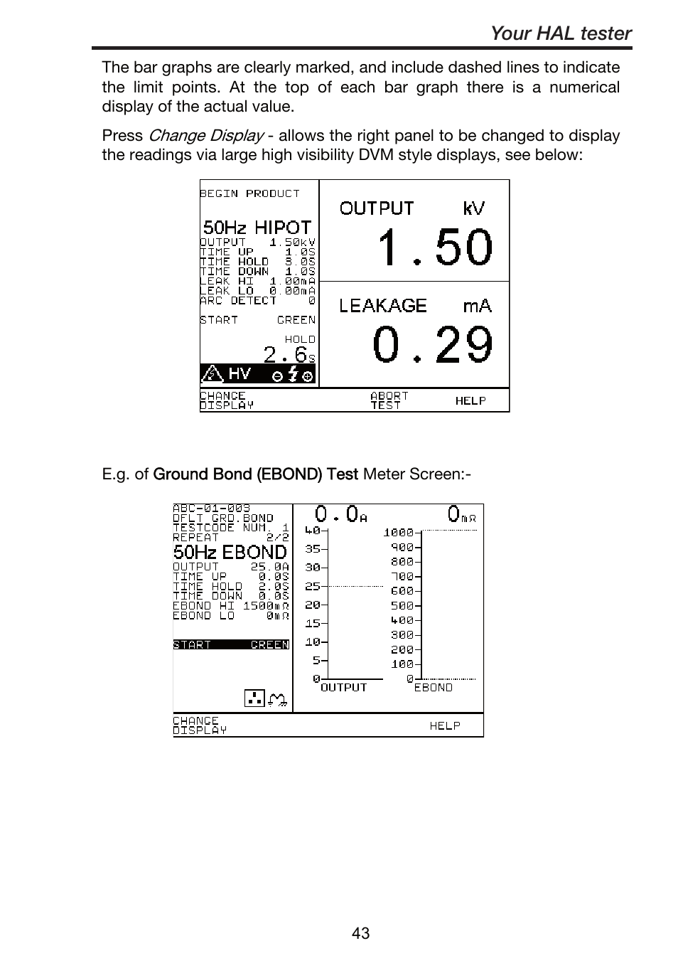 Your hal tester | Seaward ClareHAL User Manual | Page 44 / 164