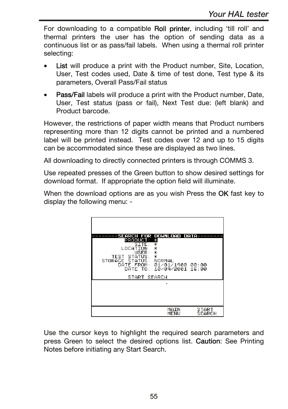 Your hal tester | Seaward ClareHAL User Manual | Page 56 / 164